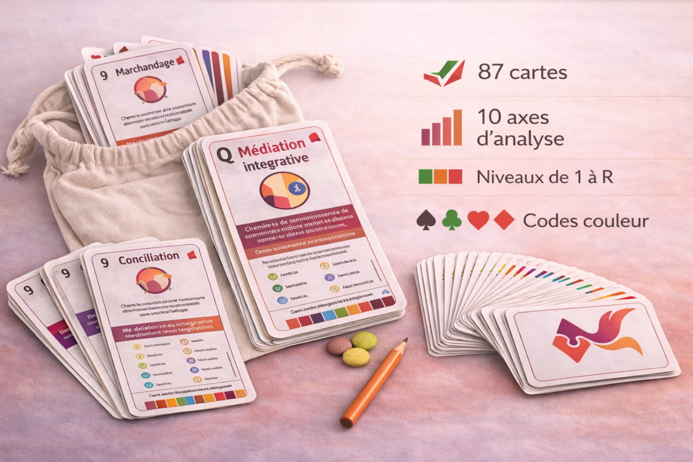 Que contient le jeu - Chemins de résolution